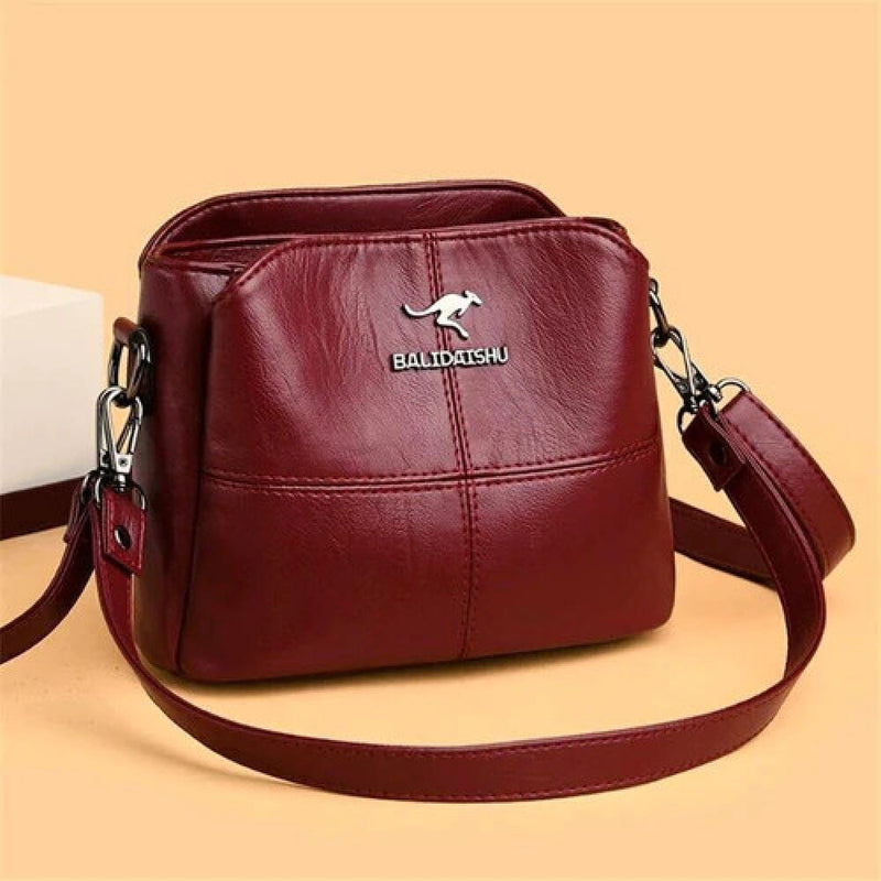 Bolsa Couro Bally® Prisma Store Vermelho 